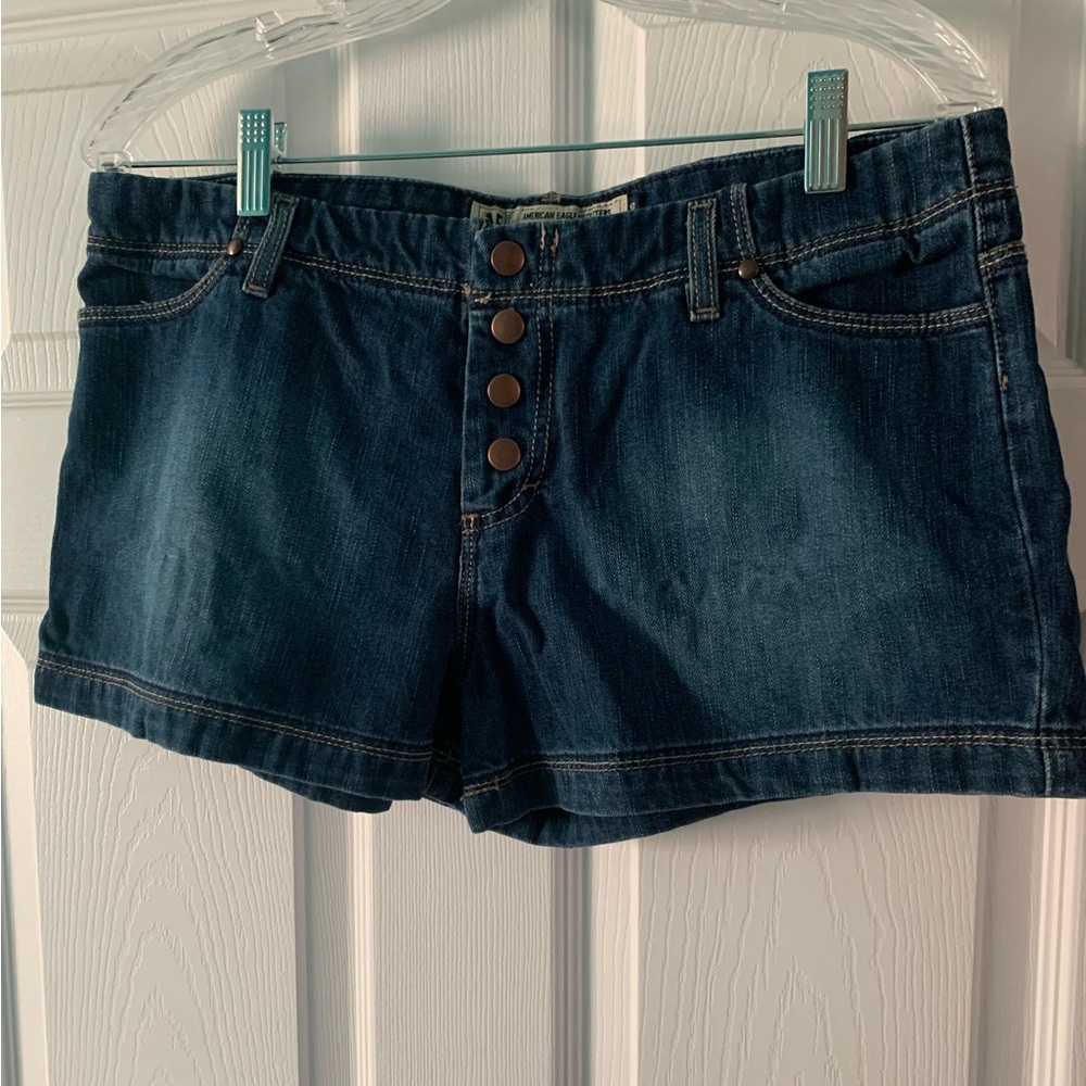 Vintage 2000's American Eagle Outfitters Low Rise Denim Shorts sz 10